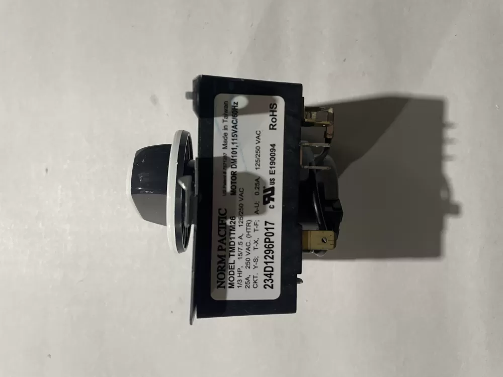 Kenmore  General Electric WE4M521 WE04X22654 PS11721520 234D1296P017 Dryer Timer