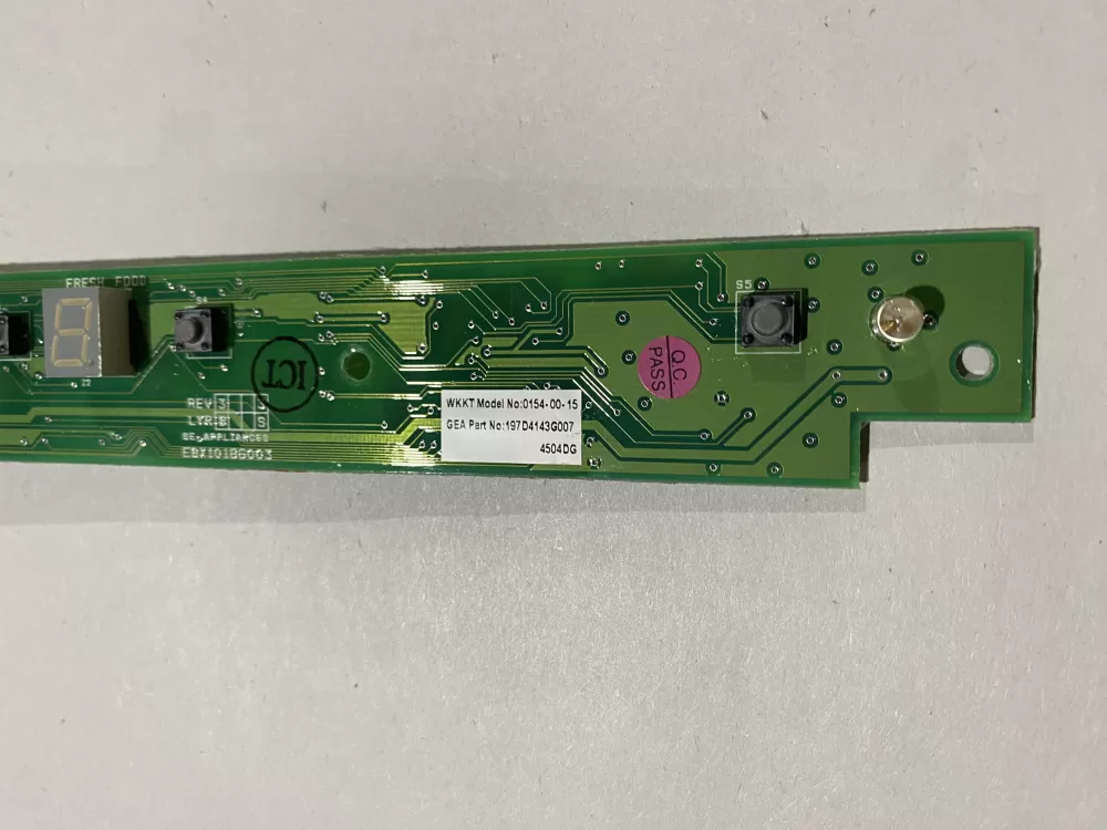 GE WR55X10831 197D4143G007 Refrigerator Temp Control Board AZ164804 | BK2541