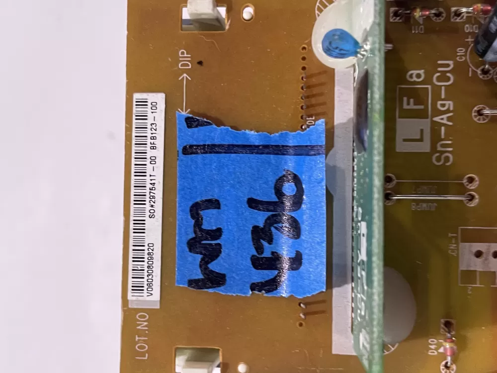 GE BFB123-100 Microwave Control Board V05101241014 AZ165098 | Wm436