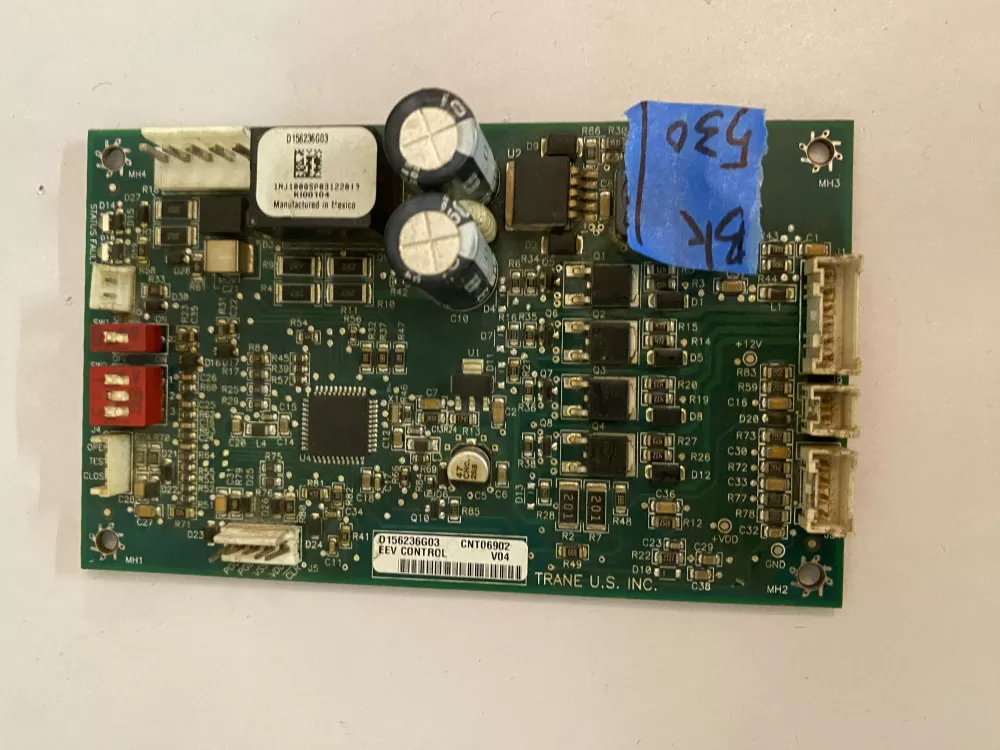 Trane Cnt06902 B23  Hvac Air Handler Fan Relay Control Board AZ108106 | BK530
