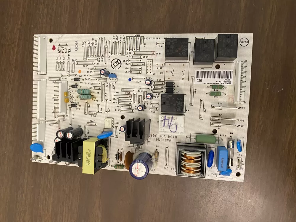 GE EBX1110P002 200D6221G036 WR55X24347 Refrigerator Control Board