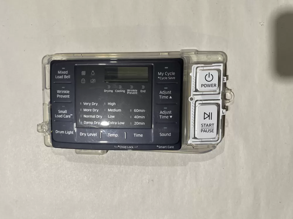 Samsung DC92-01607J DC94-06643A Dryer UI Control Board  AZ105157 | BK470