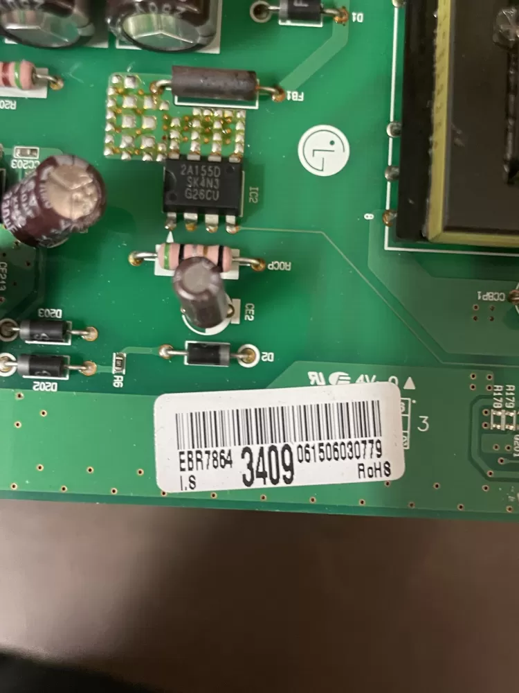 LG AP5977760 EBR78643409 PS11710898 Refrigerator Control Board AZ39848 | Wmv395