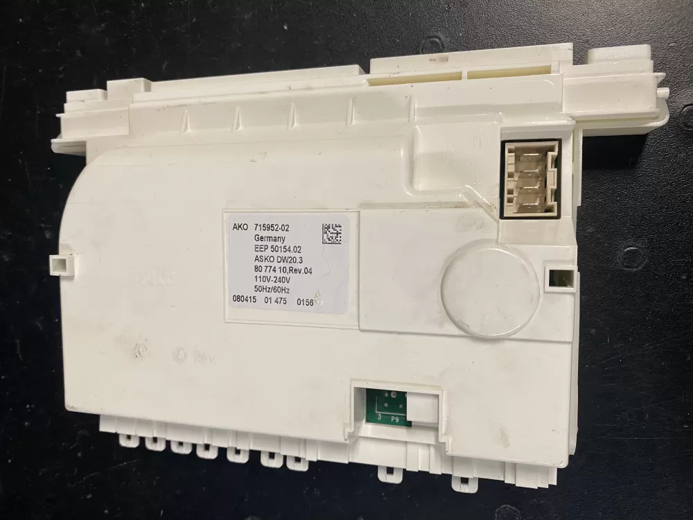 ASKO 715952-02 8801282 Dishwasher Control Board AZ3863 | BK827