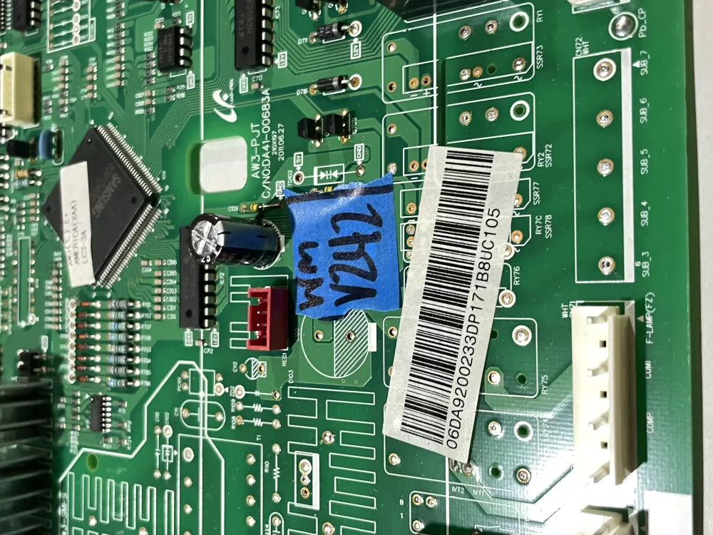 DA92-00233D SAMSUNG REFRIGERATOR CONTROL BOARD AZ162915 | Wmv242