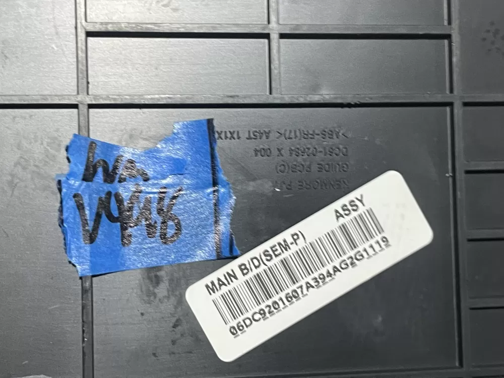 Samsung DC92 01607A Dryer Control Board Interface AZ140781 | Wmv498