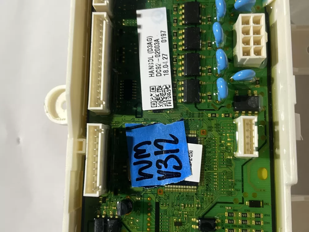 Samsung DC92 02003A Washer Control Board AZ126689 | Wmv312