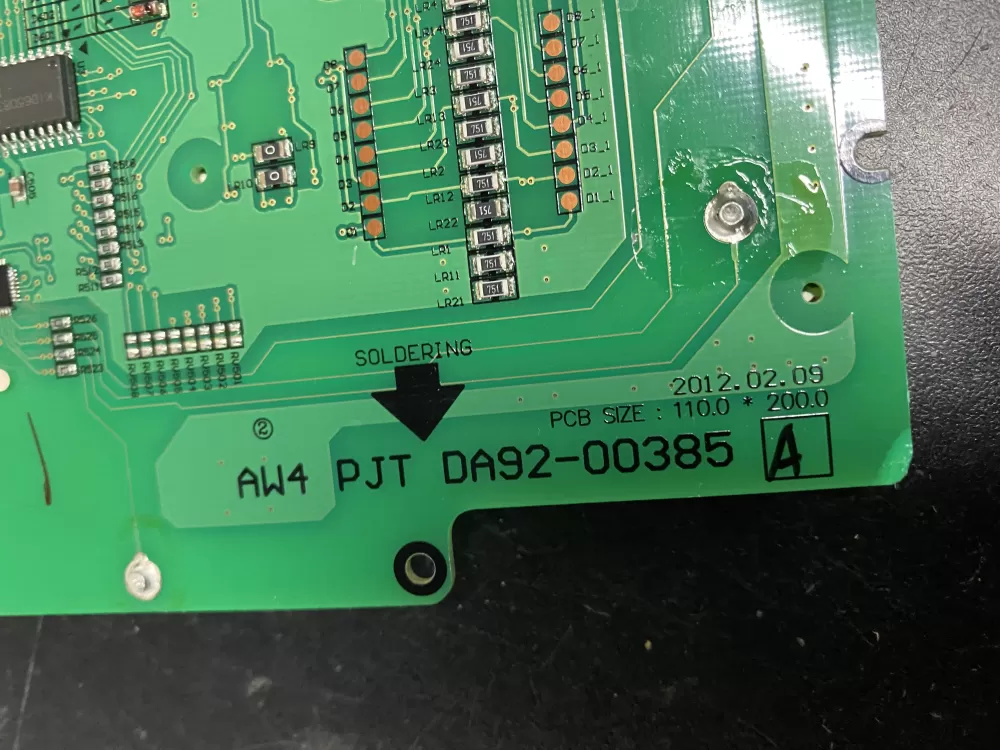 Samsung DA92-00385 DA92-00385A Refrigerator Control Board AZ20319 | BK807