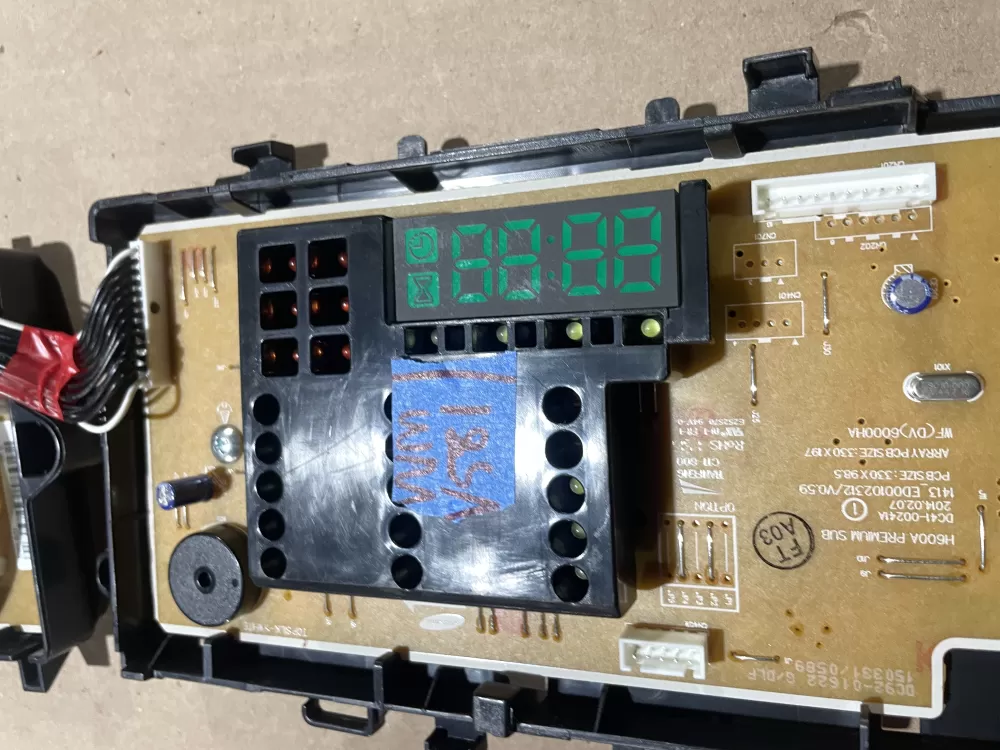 Samsung DC92-01622G DC94-04345G Washer Control Board AZ64731 | Wmv581