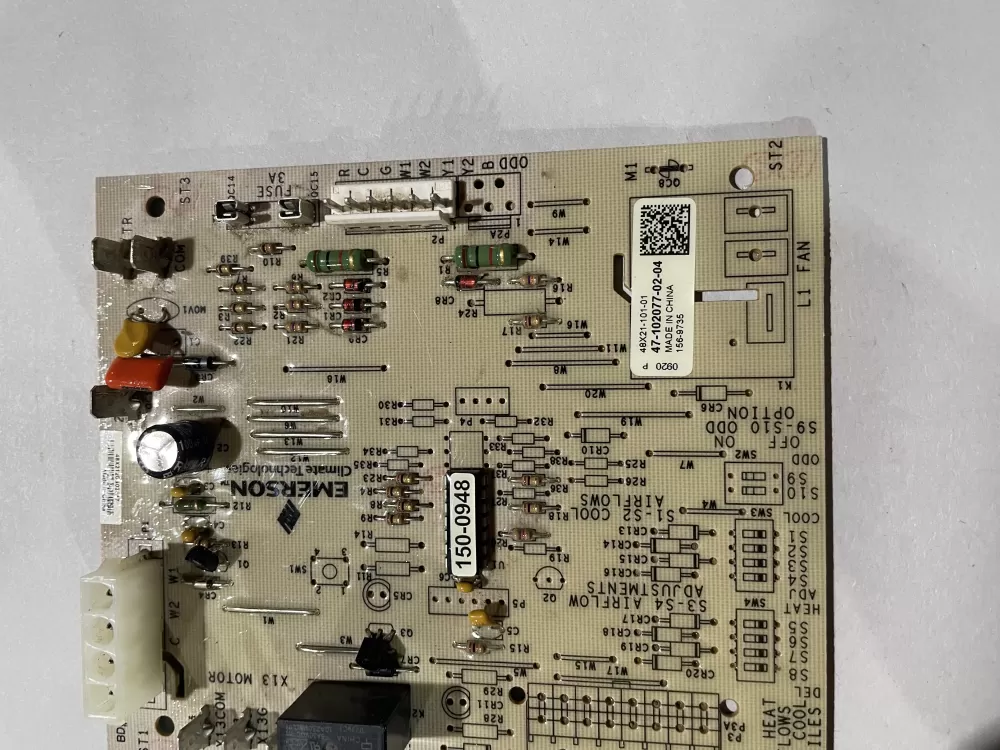 Rheem Air Handler Control Board 47-102077-02-04 156-9735 AZ192007 | KM627
