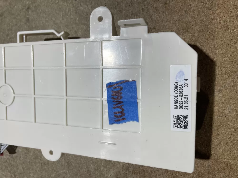 Samsung DC92-02117F Washer Control Board AZ68009 | KMV600