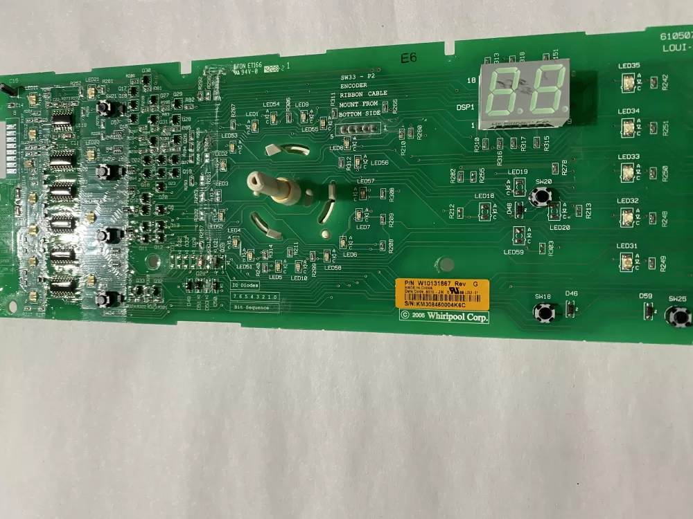 Kenmore WPW10131867 PS11748772 Washer Control Board AZ196105 | BK2534