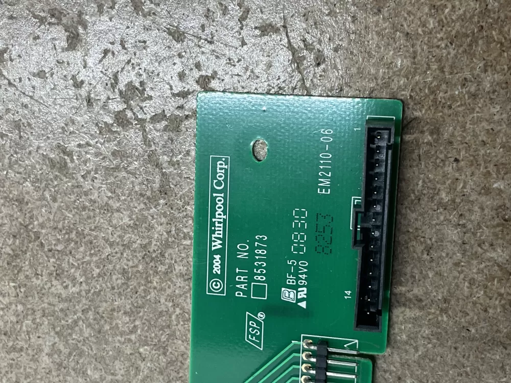 KitchenAid 8531873 Dishwasher Control Board Interconnect AZ22472 | KM1419