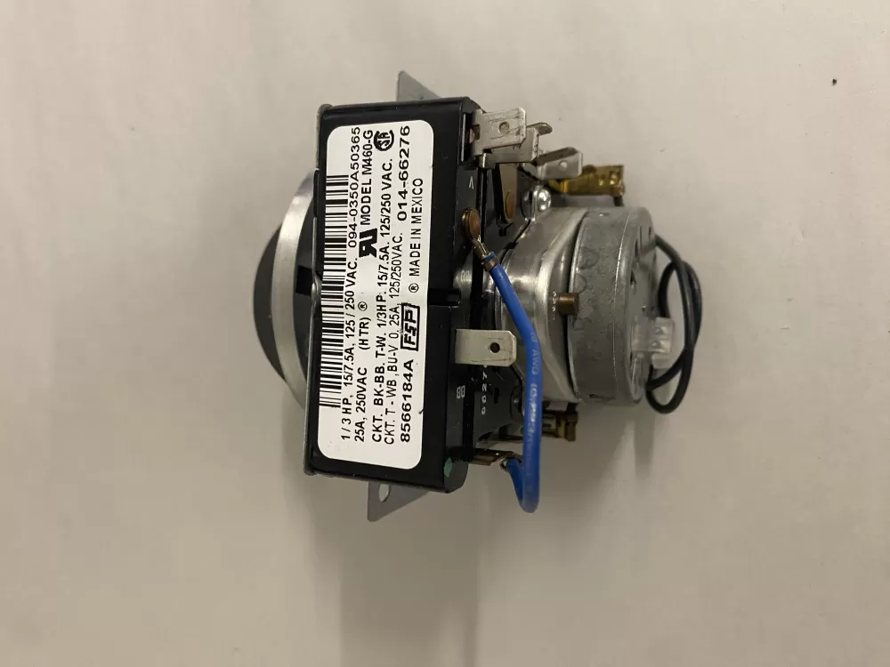 Whirlpool 8566184A 8566184 WP8566184 AP6013380 8566184R PS11746606 Dryer Timer