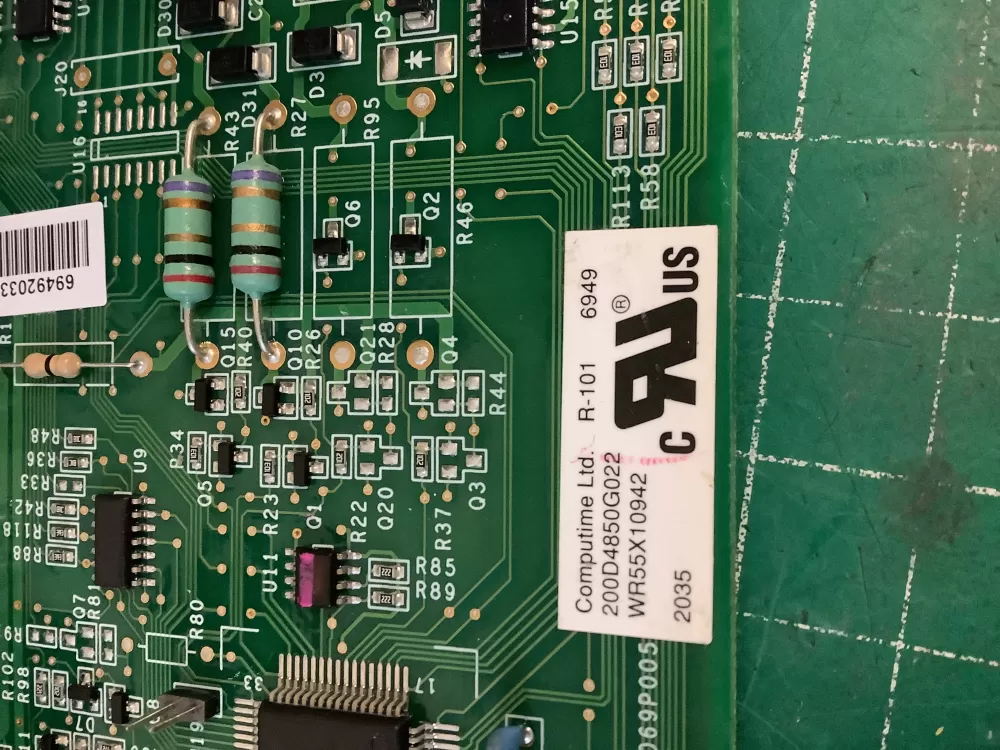 GE 200D6221G028 EBX1110P002 Refrigerator Control Board AZ224379 | NR140