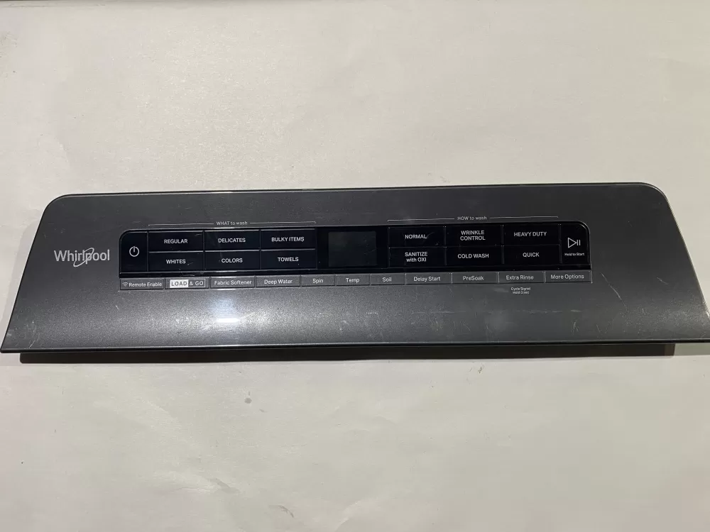 Whirlpool  W11112920  W11174237 W11112918W11112920  W11174237  W11112918 Washer Control Panel