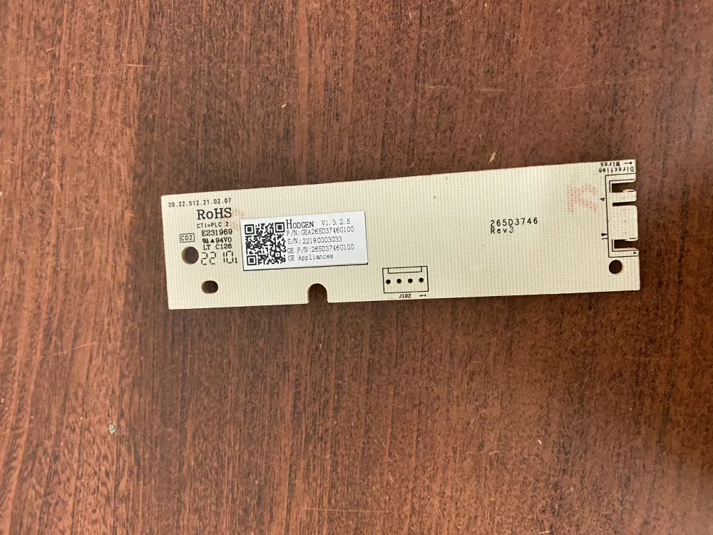 GE 265D3746G100 Control Board AZ53909 | BK1862