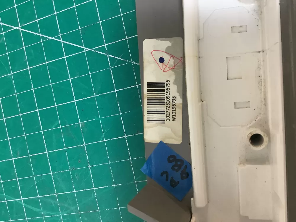 KitchenAid W10195795-E Dishwasher Control Panel AZ226900 | ARV980