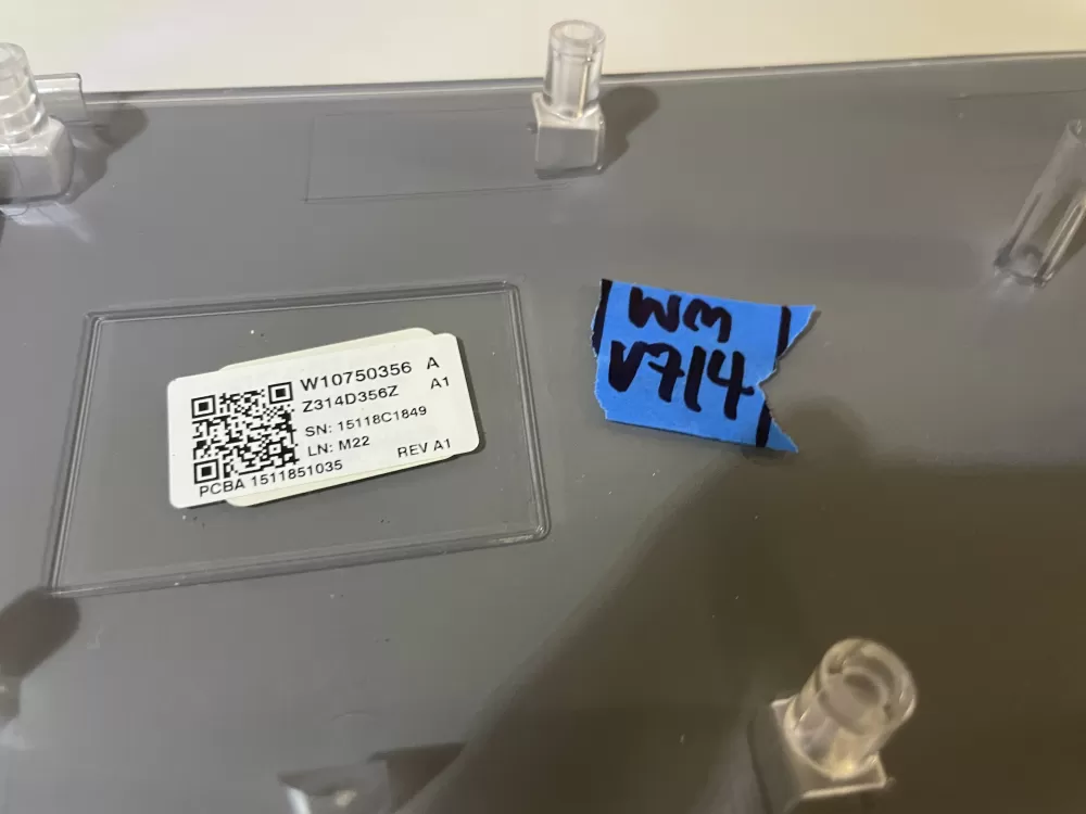 Whirlpool W10433148 W10750356 W10838287 PS11727966 Dryer Panel AZ125285 | Wmv714