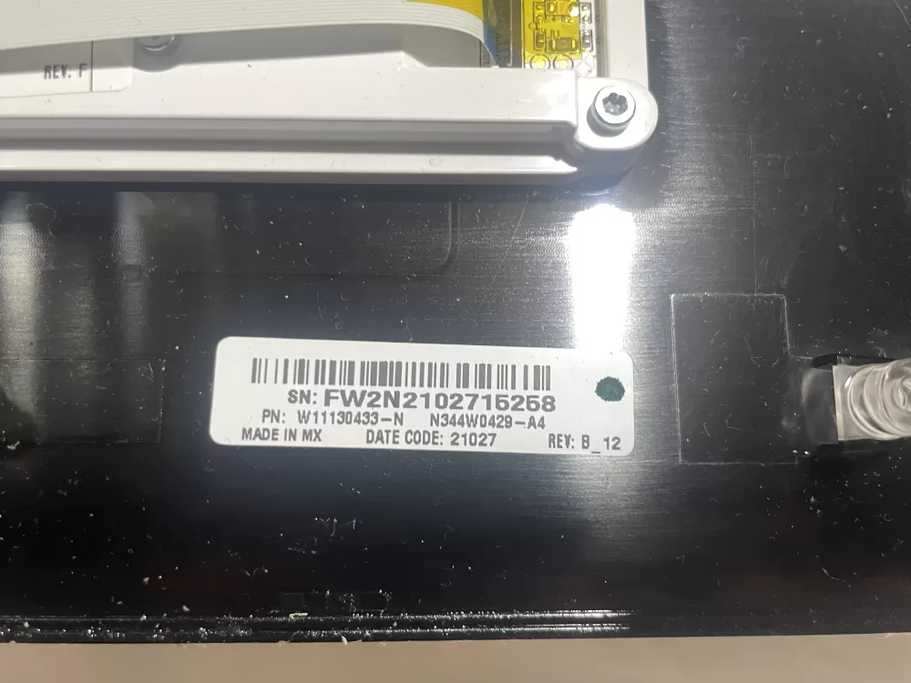 Washer Control Board Touchpad Panel User Interface W11130429 AZ140093 | Wmv124