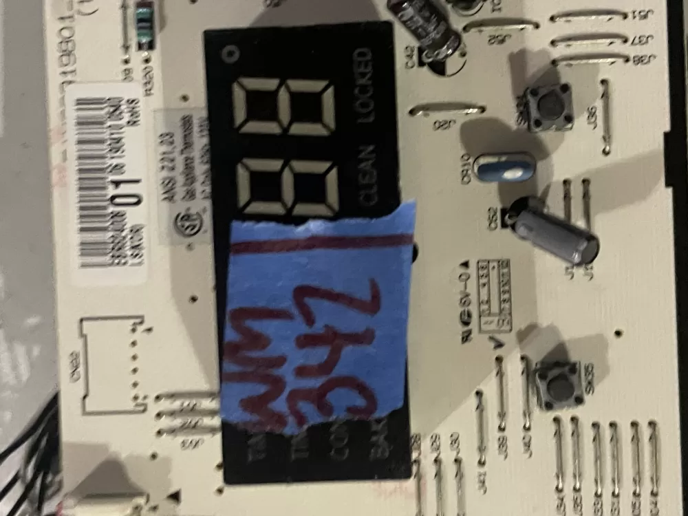 LG EBR82400801 Range Oven Range Control Boardl AZ33486 | Wm342