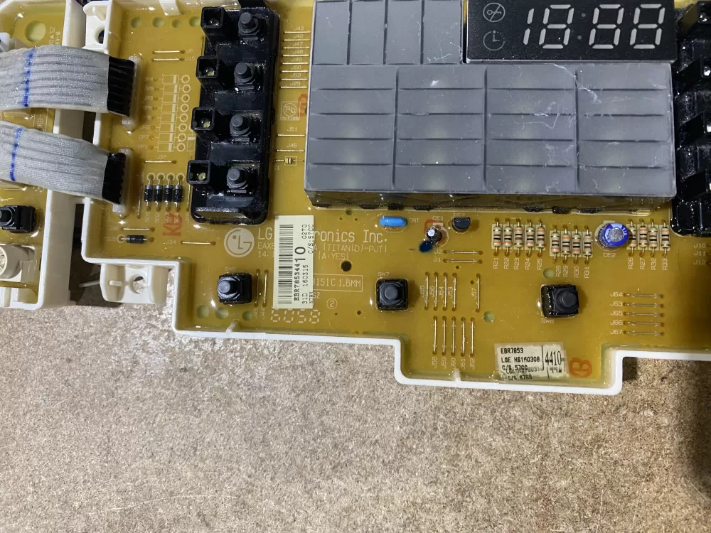 LG EBR78534410 Washer Control Board Display AZ69630 | BKV604