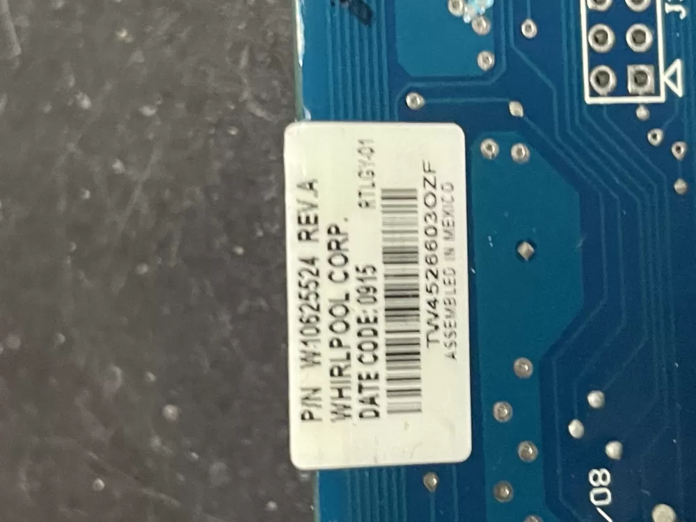 KitchenAid W10625524 W10860447 Refrigerator Control Board AZ12847 | 1176