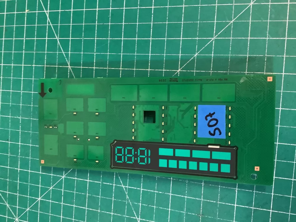 Samsung DC92-02395K Dryer Control Board AZ228004 | NR507