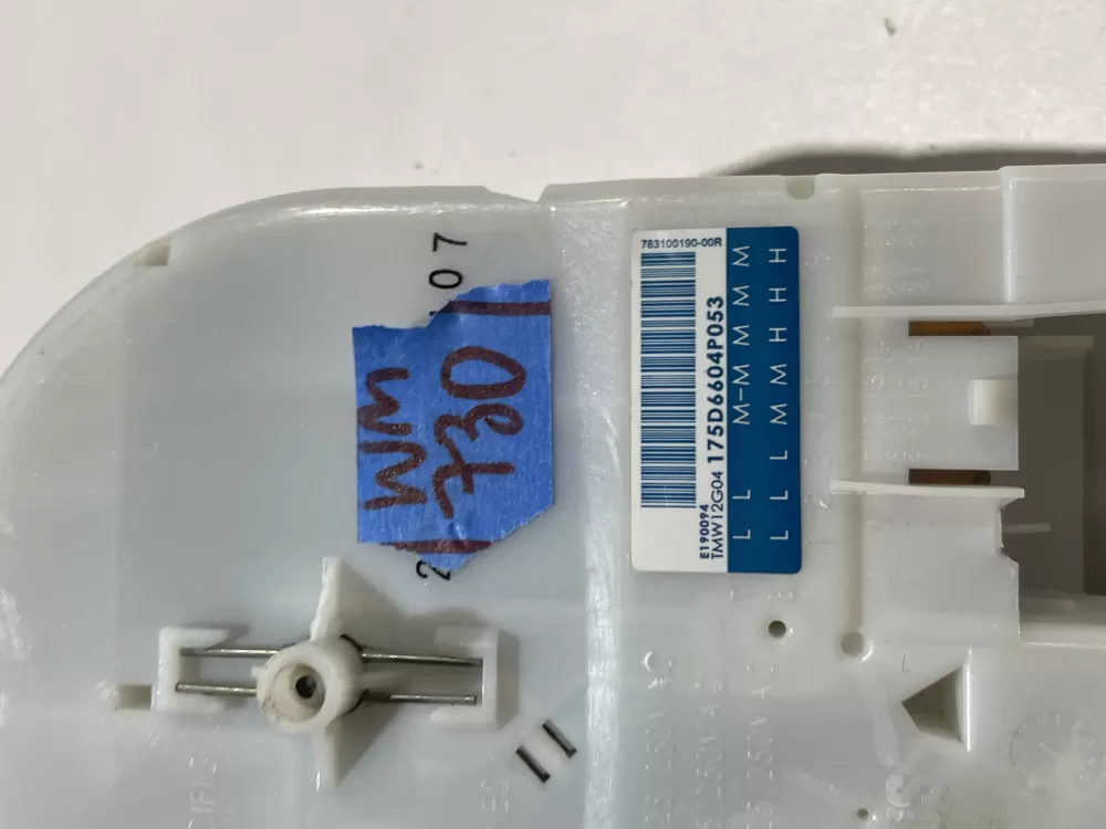 GE WH12X10527 175D6604P053 Washer Timer AZ113063 | Wm730