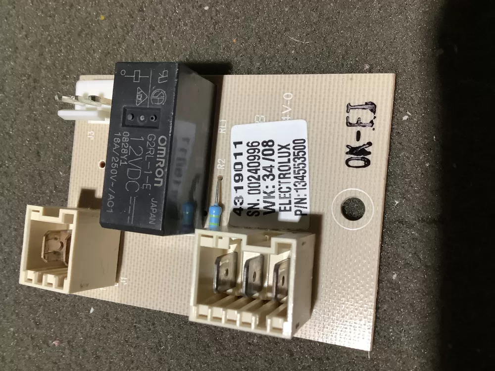 Frigidaire Electrolux 134553500 Washer Control Board Heater AZ119387 | NR2203