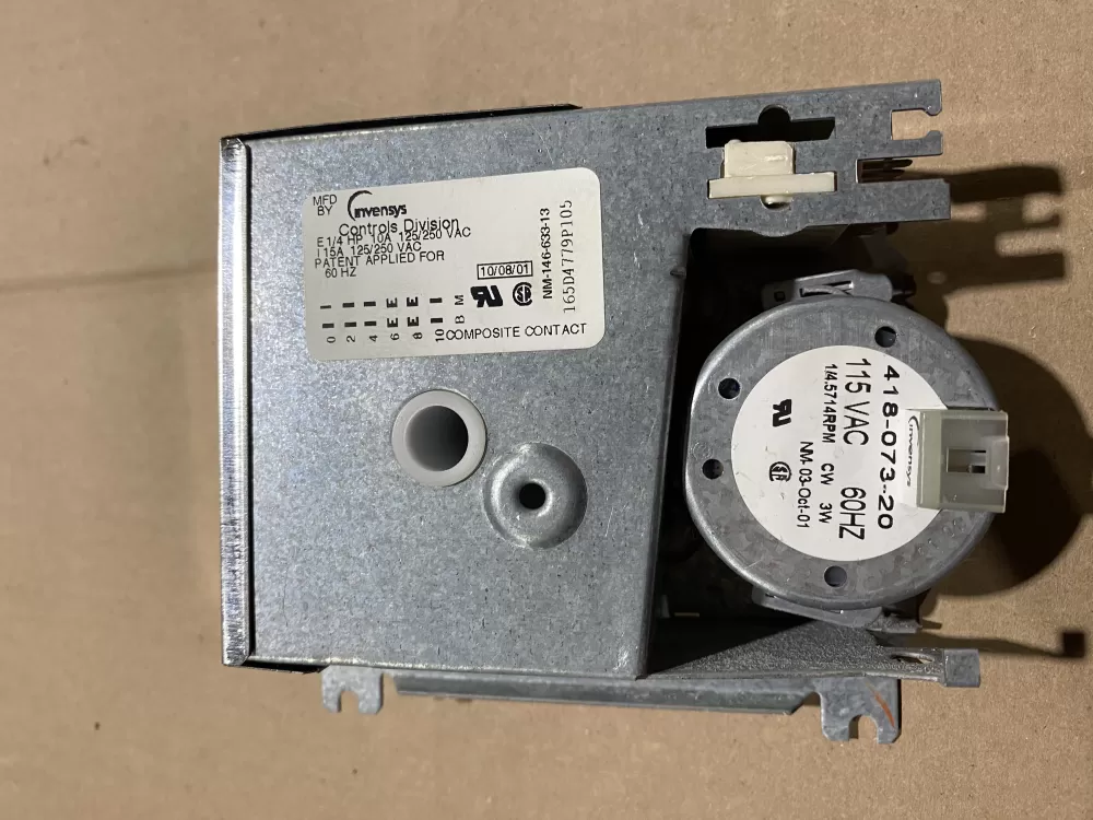 Kenmore Hotpoint General Electric AP2039748 824338 165D4779P105 WD21X10103 WD21X10077 PS260132 Dishwasher Timer
