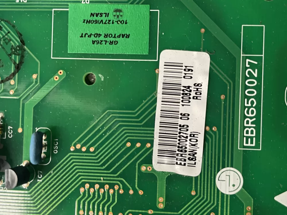 LG EBR65002705 Refrigerator Main Control Board AZ7555 | WM1601