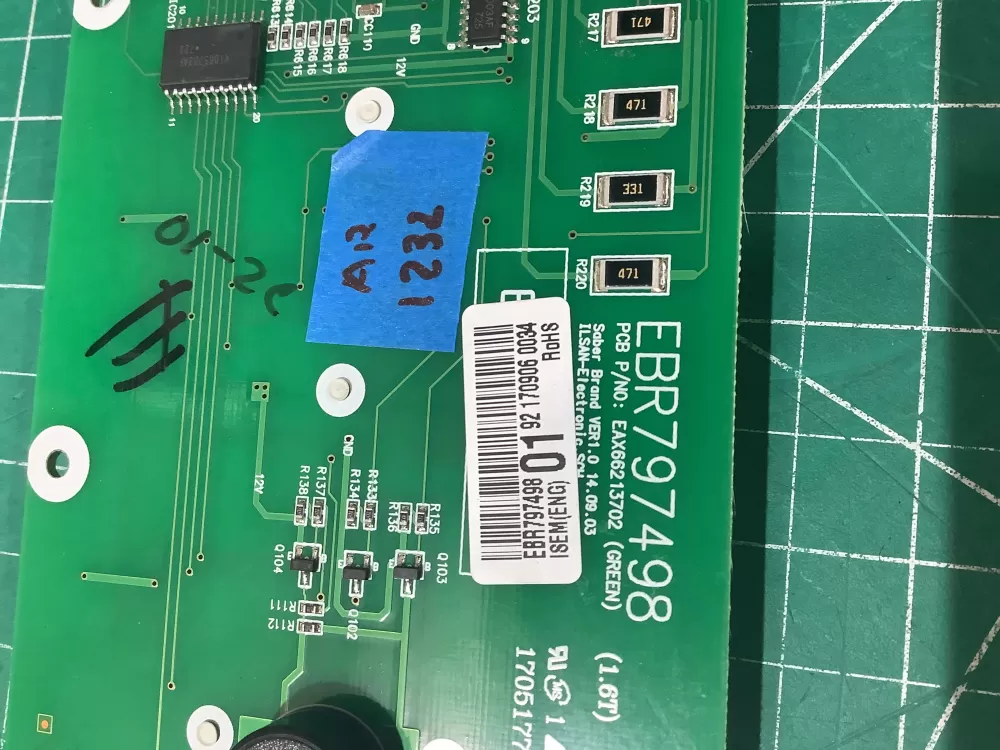 LG Kenmore EBR79749801Refrigerator Dispenser Control Board AZ195412 | AR1232