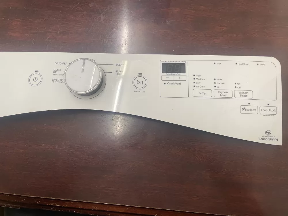 Whirlpool W10639903 Dryer Control Board Panel