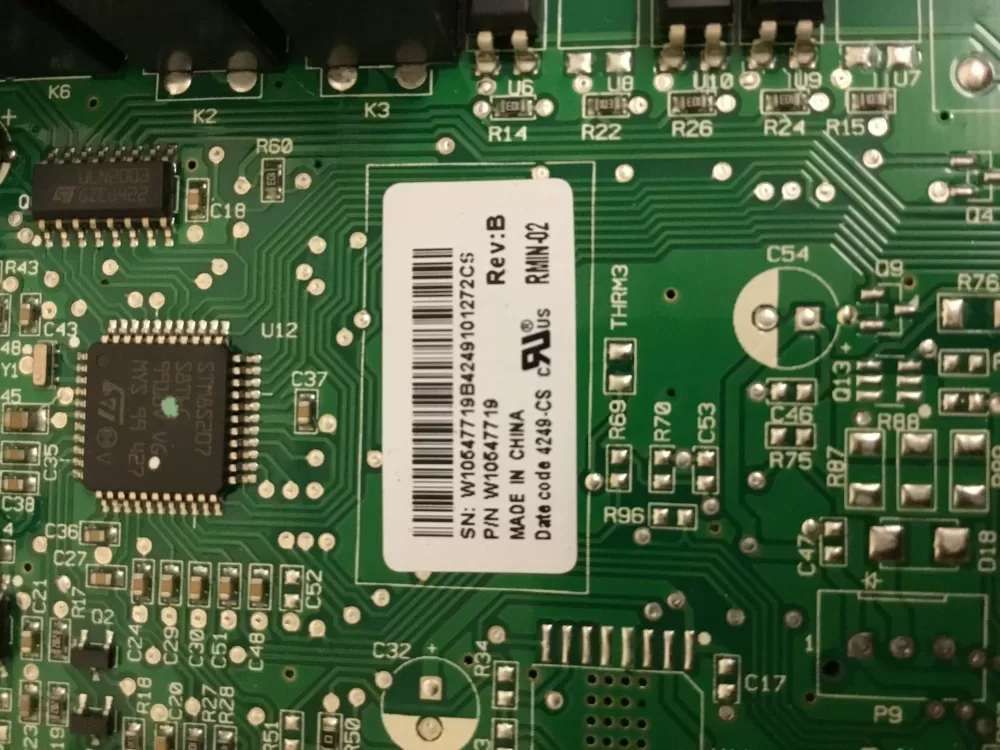 Whirlpool Maytag W10547719 Refrigerator Control Board AZ34888 | NR502