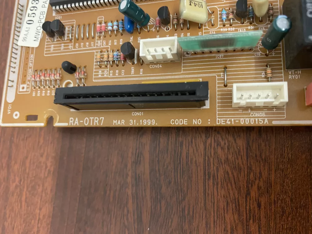 Samsung DE41 00015A Microwave Control Board AZ30288 | BK195