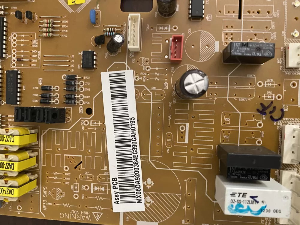 Samsung DA92 00384E Refrigerator Control Board AZ36326 | BK493