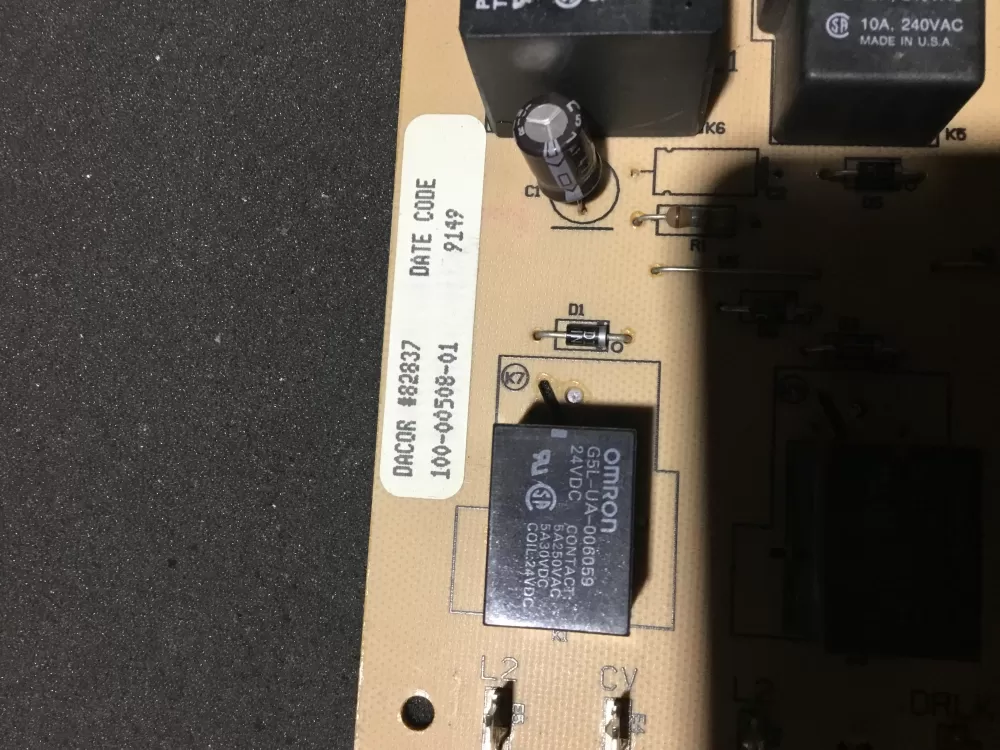 Dacor 100-00508-01 Oven Relay Board AZ83075 | NR338
