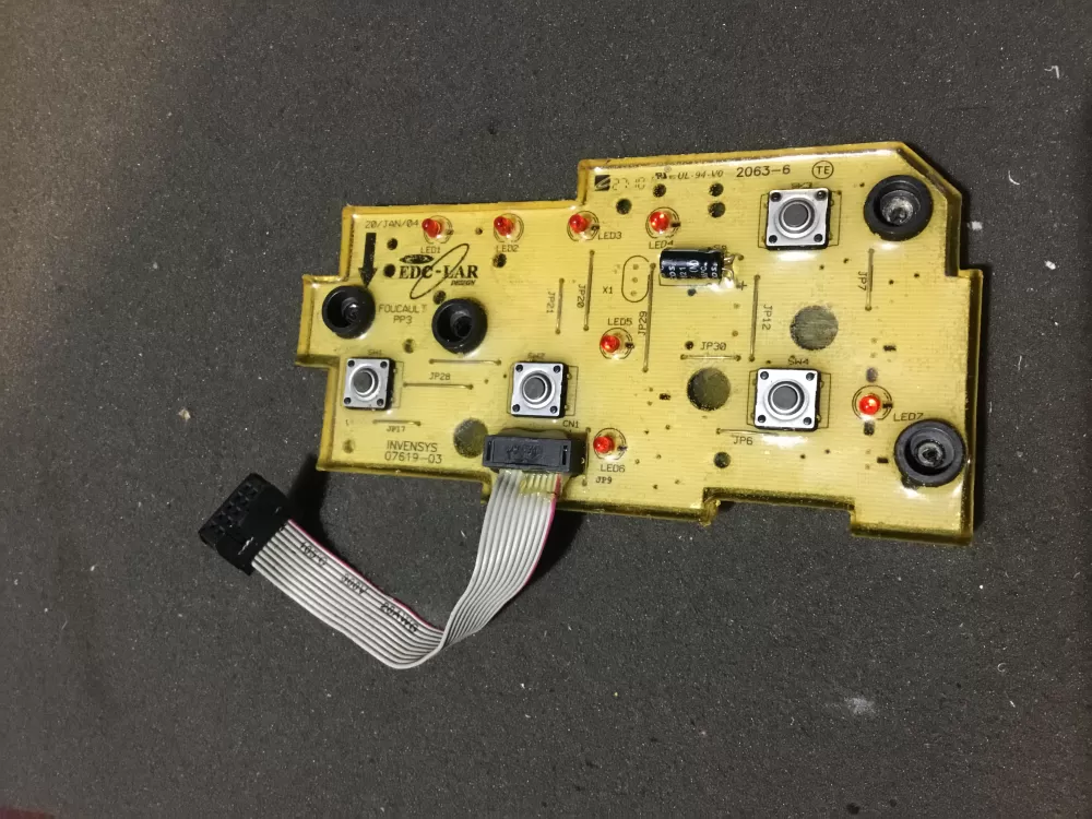 Whirlpool 326048437 Washer Control Board Interface