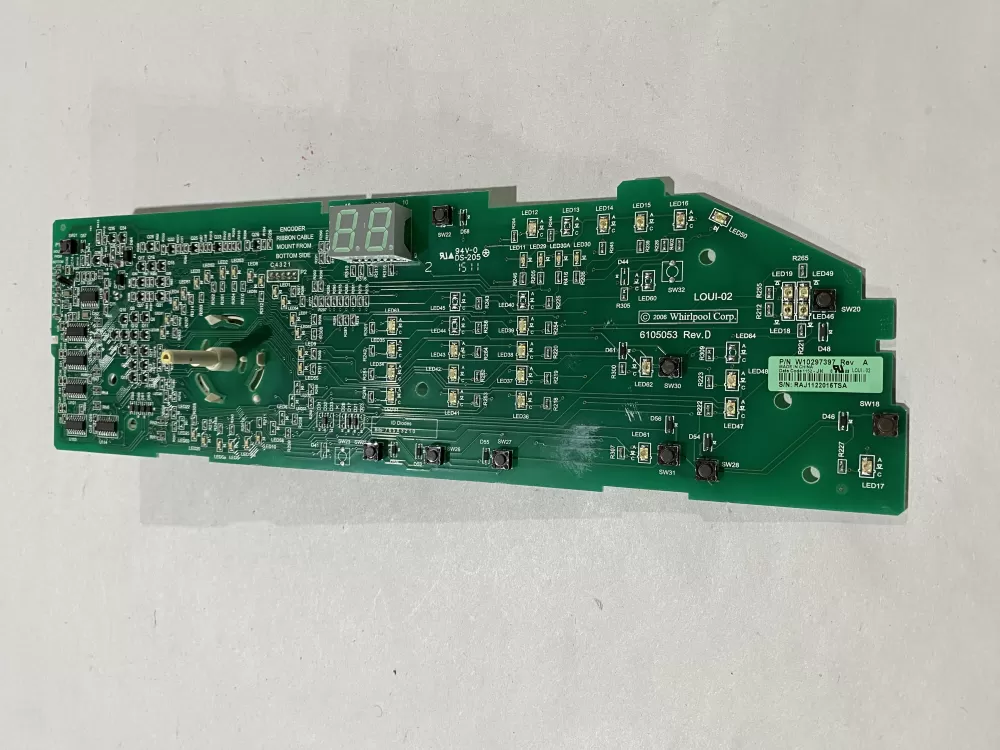 Whirlpool W10297397 WPW10297397 PS11752324 Washer Control Board