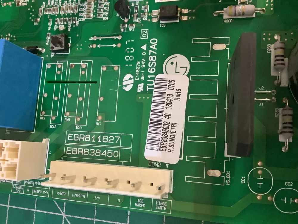 LG EBR83845002 AP6319397 Refrigerator Main Power Control Board AZ194534 | NR592