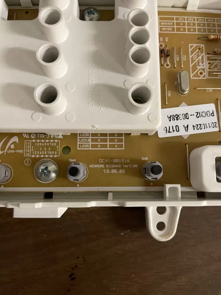 Samsung DC92 00388A DC41 00151A Washer Control Board AZ82651 | KMV489