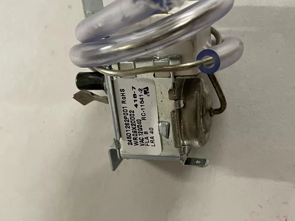 Americana  GE  Hotpoint 245D1262P001 WR09X0547 WR09X10027 WR09X10042 WR09X10043 WR09X10109 WR09X10133 WR09X20002-12PK WR9X10027 WR9X10042 WR9X10043 WR9X547 WR09X20002 Refrigerator Thermostat