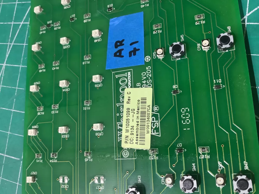 Maytag W10051099 W10051109 WPW10051109 Washer Control Board AZ193558 | AR71
