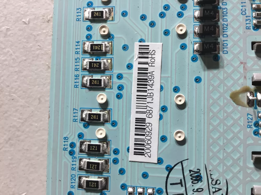 Kenmore LG 6871JB1439A Refrigerator Dispenser Board AZ47040 | NR1781