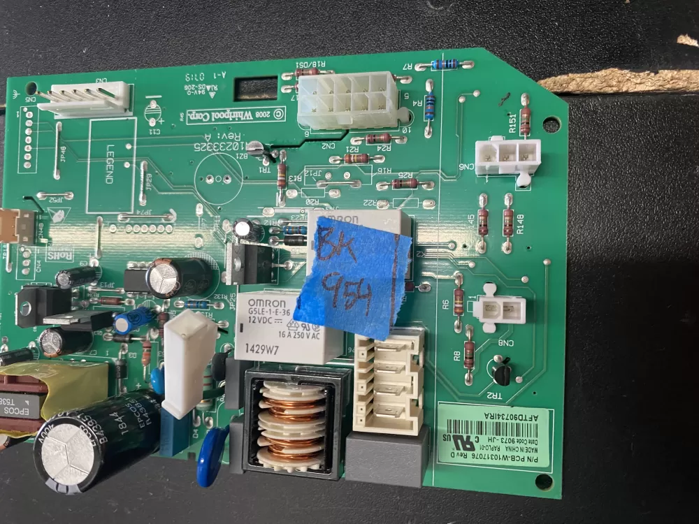 Whirlpool Kenmore W10205552 Refrigerator Control Board AZ23262 | BK954