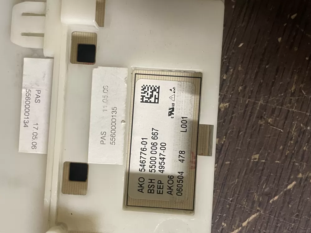 Bosch 5500006667 546776-01 Washer Control Board AZ45546 | Wm461
