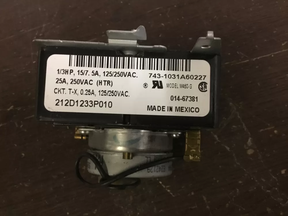 Hotpoint GE 212D1233P010 WE4M362 Dryer Timer AZ7367 | NR487