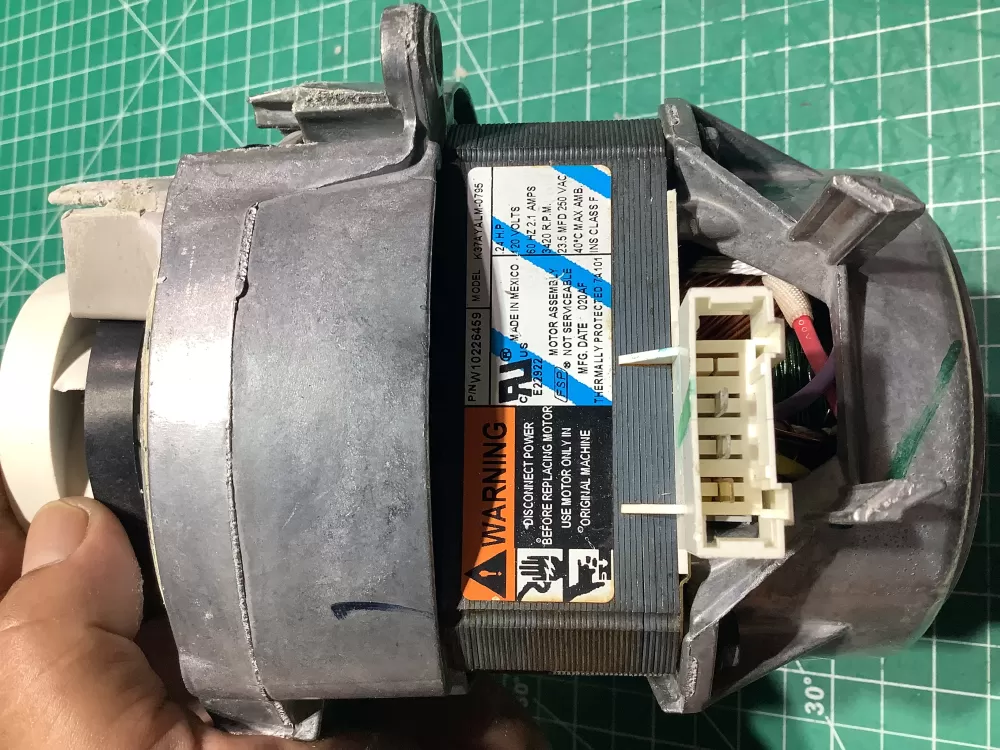 Whirlpool W10226459 W10200940 Dishwasher Pump Motor