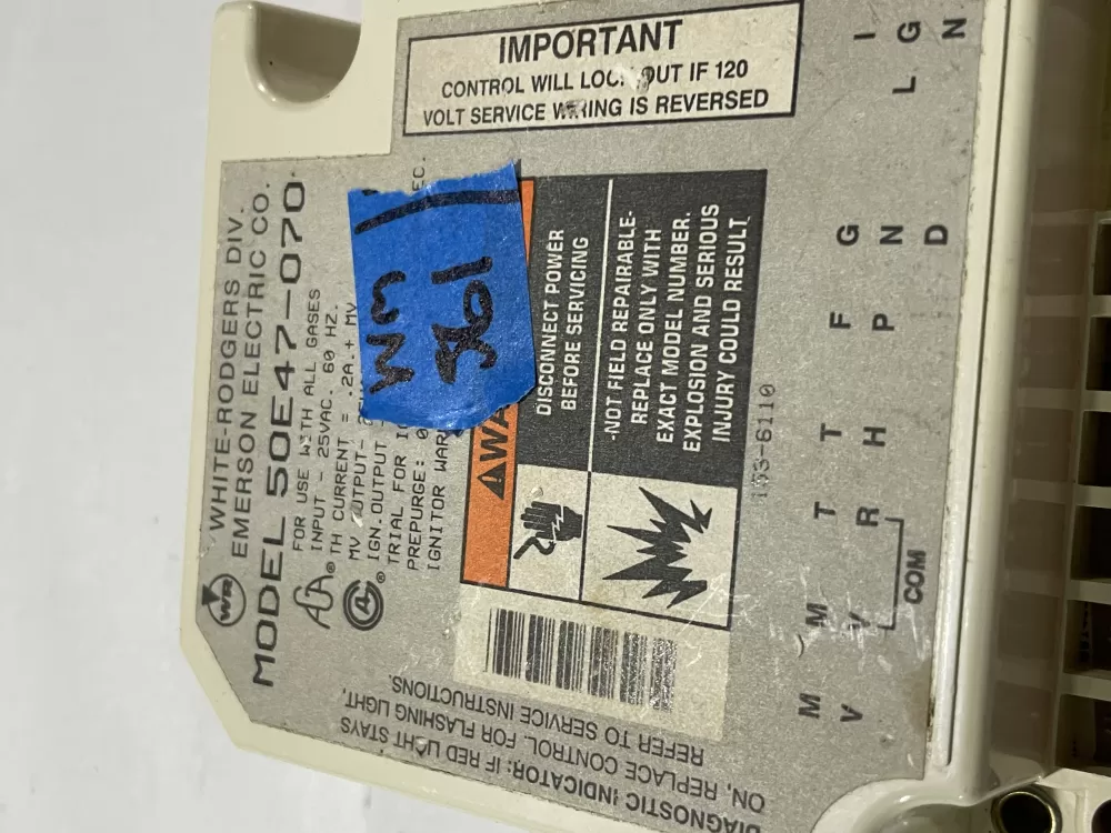 White-Rodgers 025-25436  50E47-070 